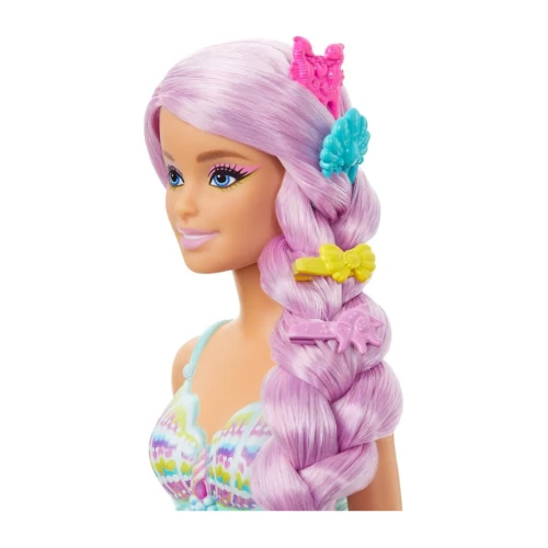 Barbie Mermaid Doll with 7-Inch-Long Fantasy Hair & Accessories for Styling Play