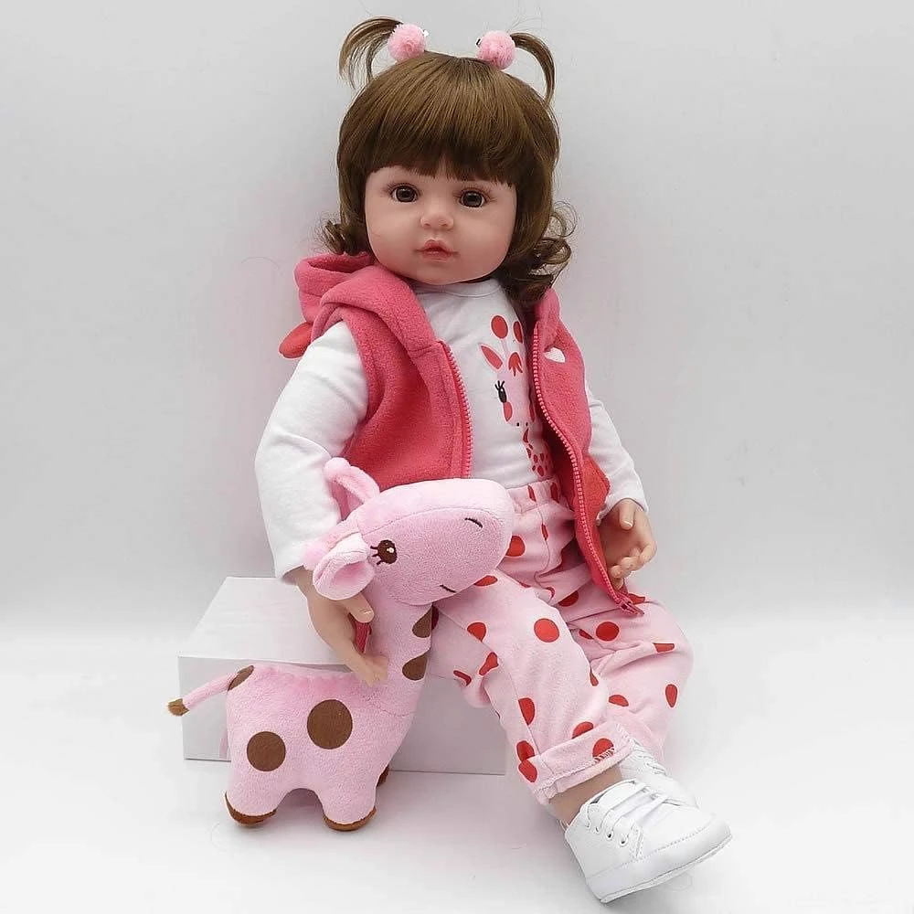 Nano Classic 20 inch Reborn Baby Doll Soft Vinyl Silicone Newborn Baby Doll Girl