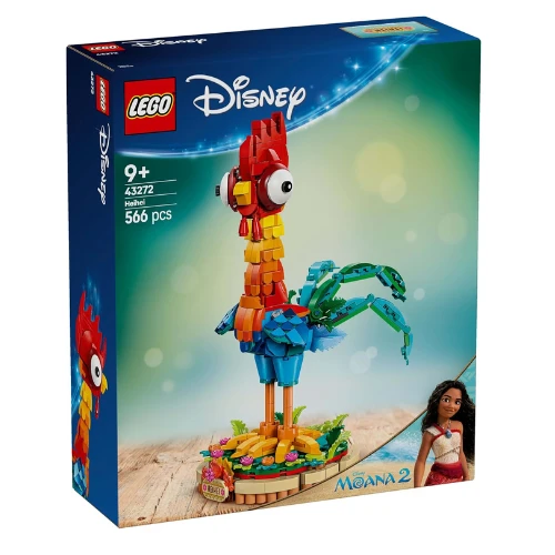 LEGO ǀ Disney Moana 2 Heihei Buildable Animal Toy - Chicken Figure with rotating