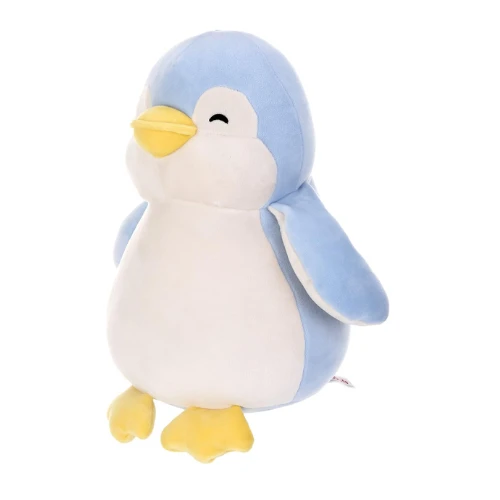MINISO Penguin Plush Toy with Bridegroom Hat - 14.6" Cute Stuffed Animal Doll fo