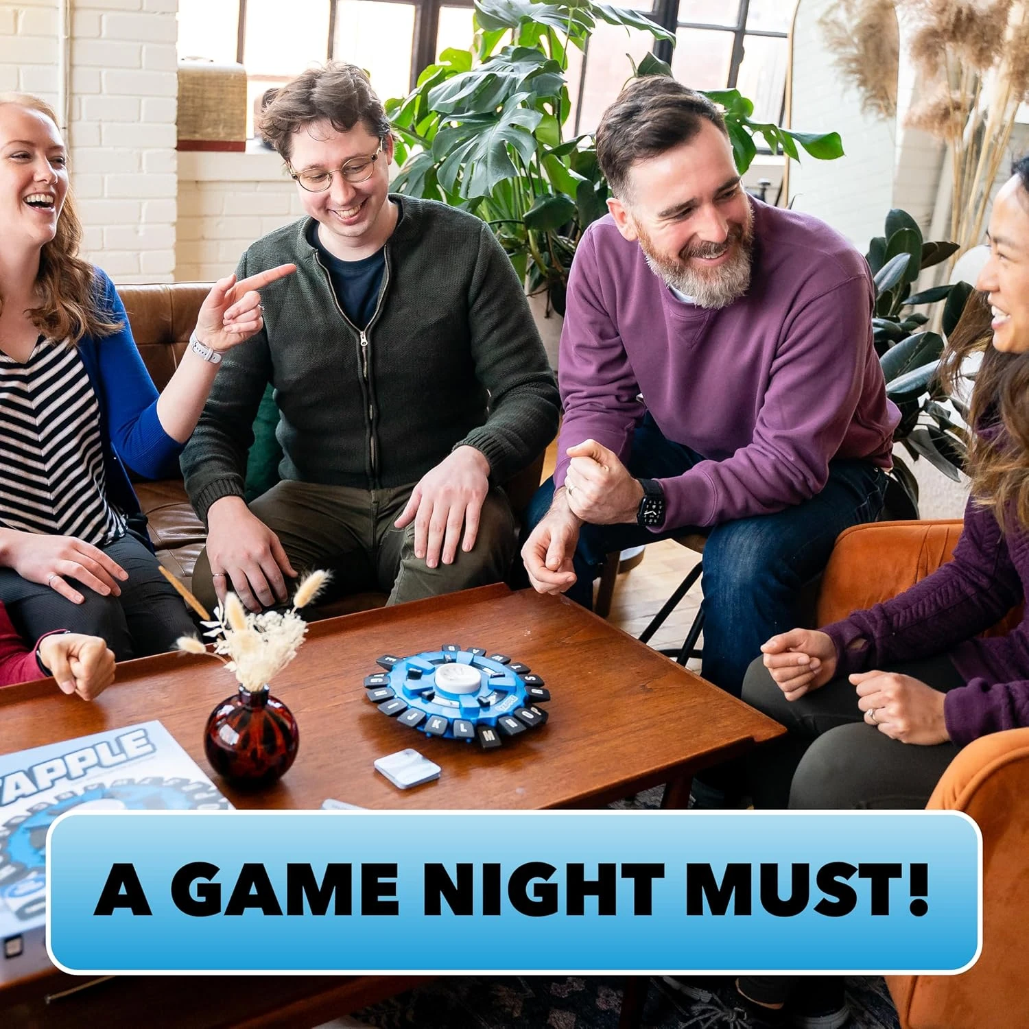 USAOPOLY TAPPLE® Word Game | Fast-Paced Family Board Game | Choose a Category & 