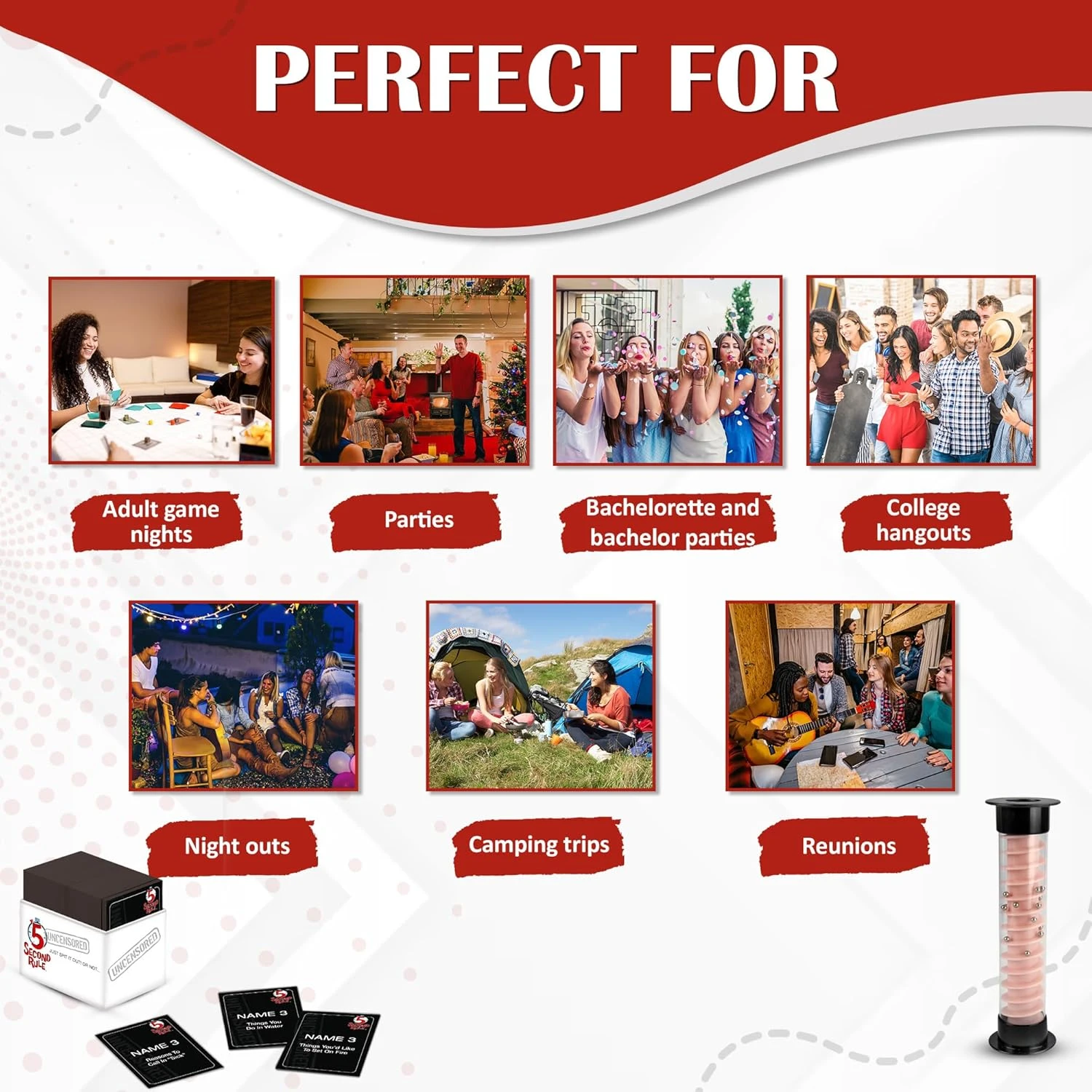 Playmonster 5 Second Rule Uncensored - Just Spit It Out... Or Not - Quick Thinki