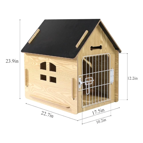 ALBAD Dog House Indoor for Small Dogs or Cats, Cozy wooden design, Small indoor 