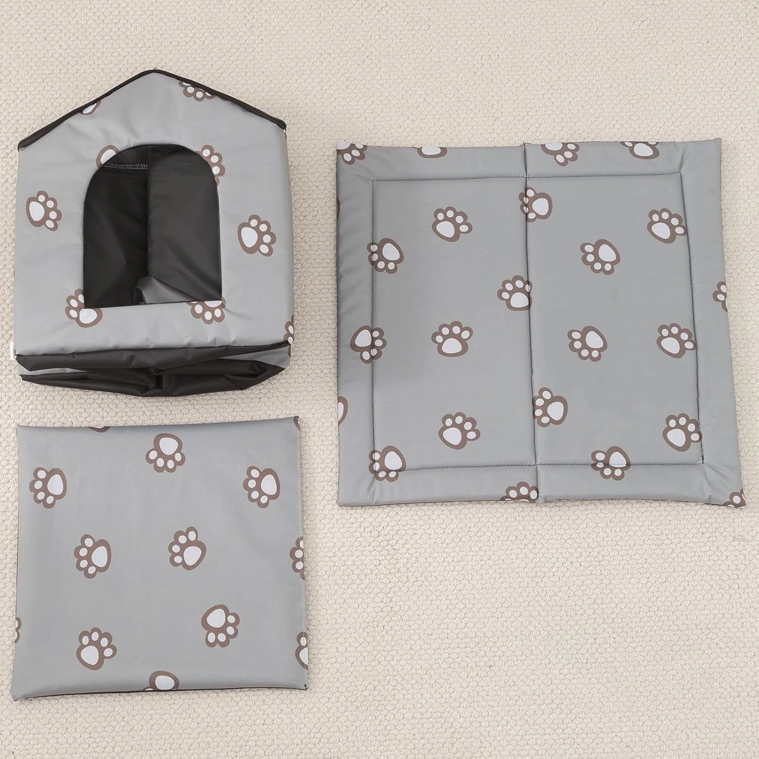 VARMTOR Cat Houses for Outdoor Cats, Feral Cats Dogs House, Weatherproof Warm an