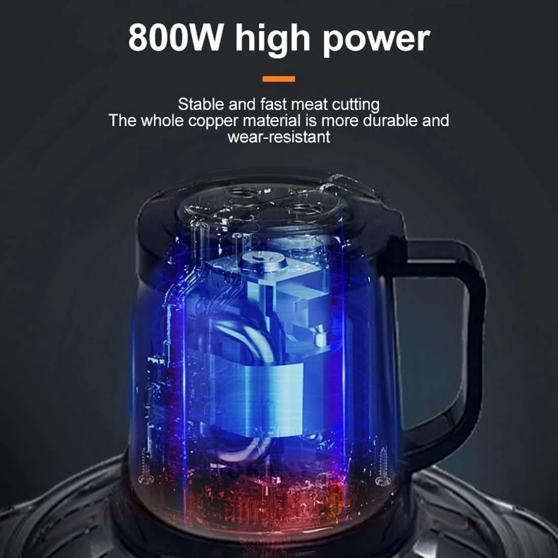 SOKANY SK-7015 800W Meat Grinder Electric, Food Processor Onion Vegetable Garlic