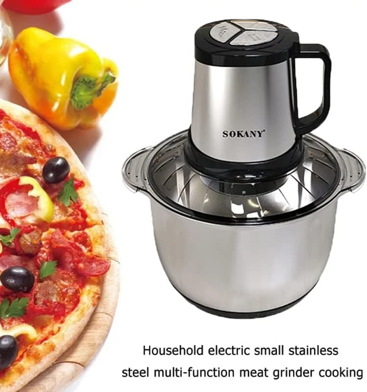 SOKANY SK-7015 800W Meat Grinder Electric, Food Processor Onion Vegetable Garlic