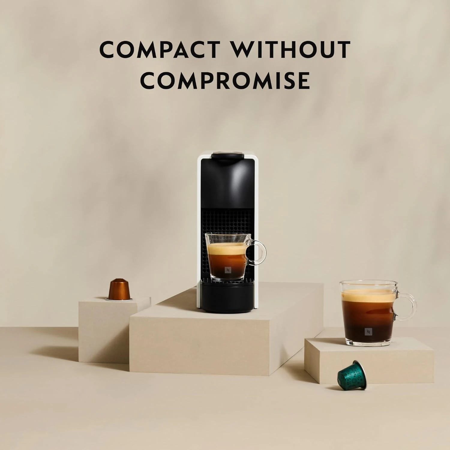 Nespresso Essenza Mini Coffee Machine by Nespresso, Piano Black - UAE Version