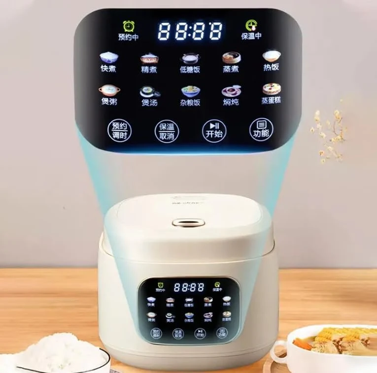 XVersion 3L Low Sugar Rice Cooker with Steamer – Smart Multi Cooker for Rice, So