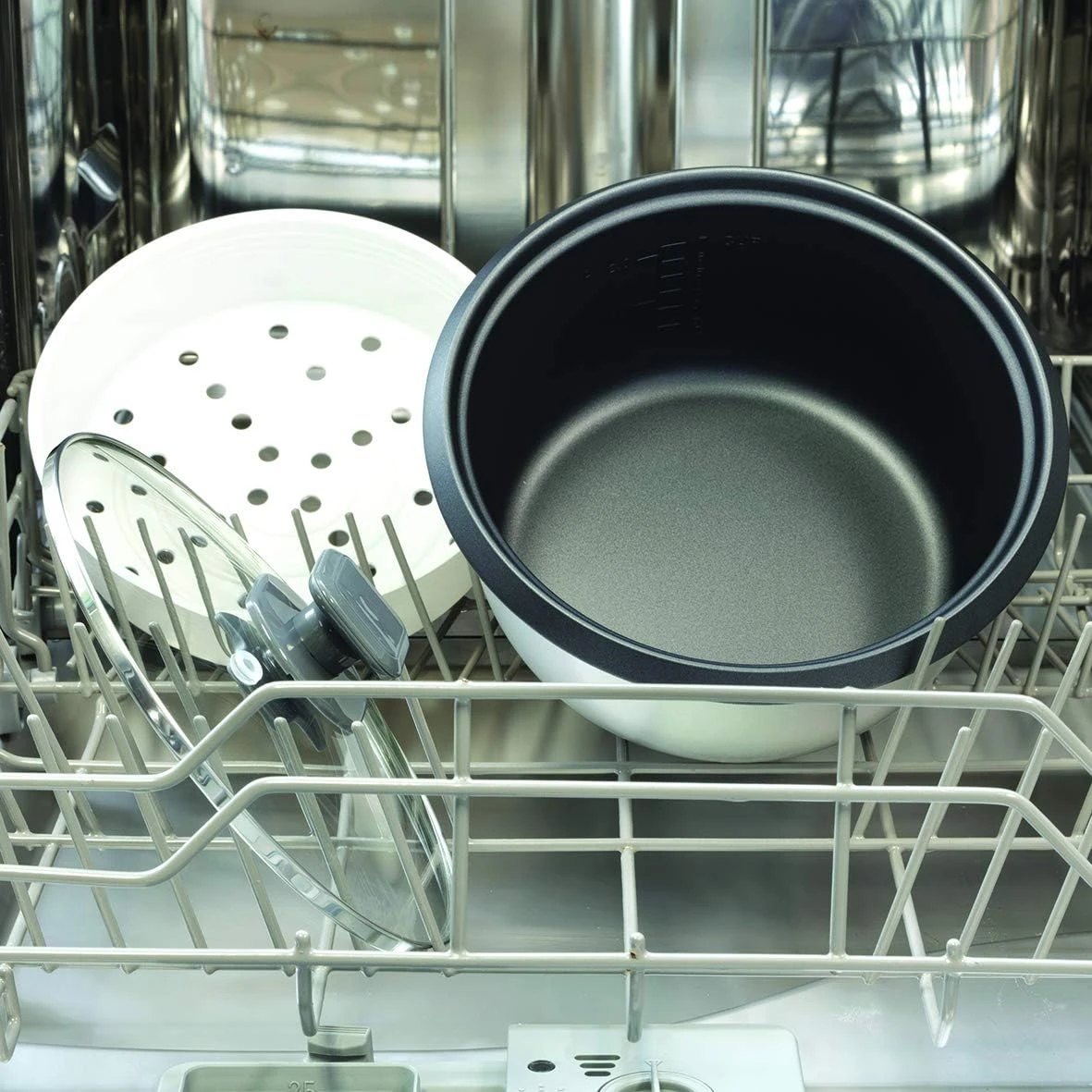 Russell Hobbs Rice Cooker Small [Medium] 0.8L (incl. steamer insert, reheat func