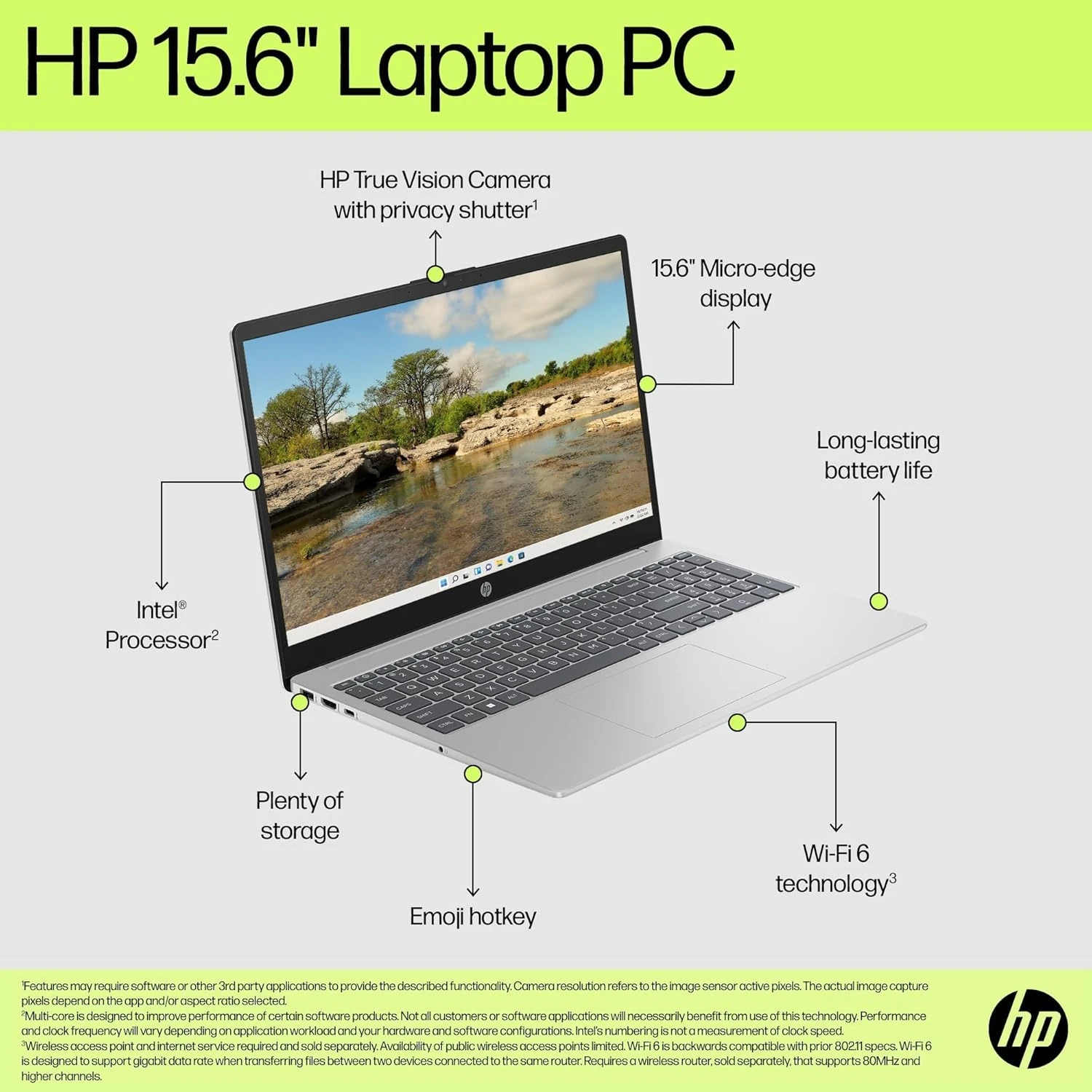 HP Laptop 15-fd0111ne, 15.6" Full HD Display, Intel® Core™ i7-1255U, 16GB RAM, 5