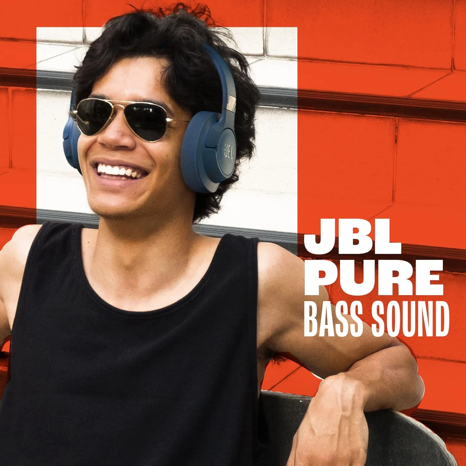 JBL Tune 720BT Wireless Over-Ear Headphones, Pure Bass Sound, Bluetooth 5.3, 76H