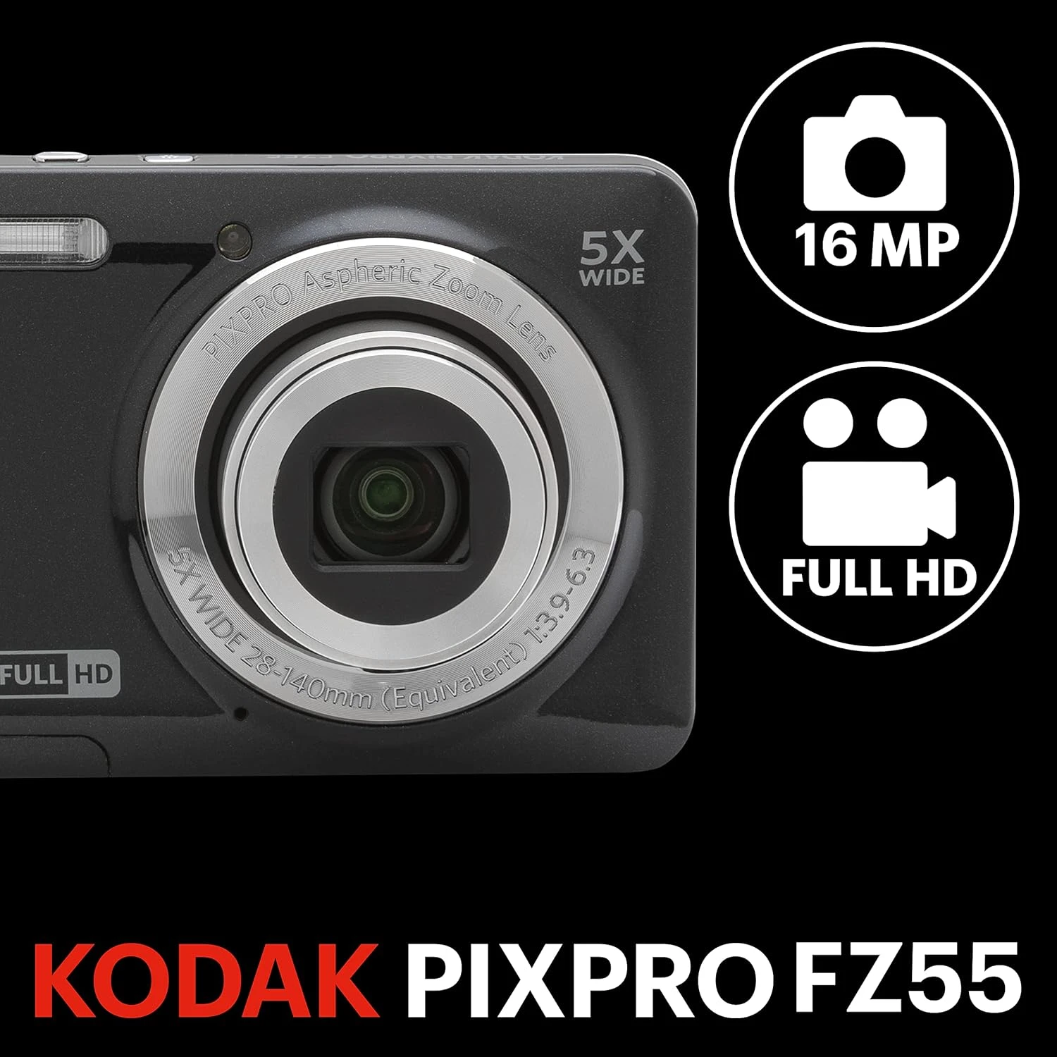 KODAK PIXPRO FZ55-BK