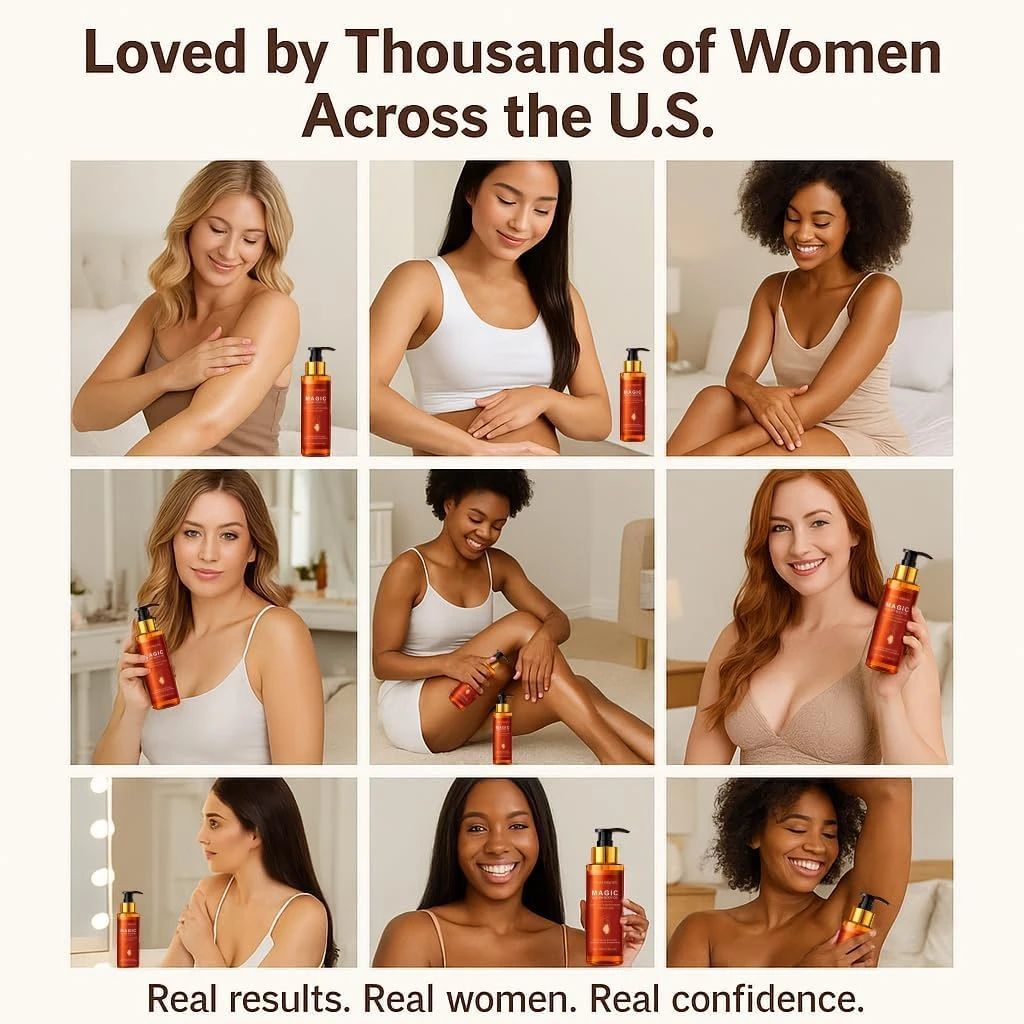 Nigwedete Magic Body Oil | Vitamin Massage Oil for Glowing Skin | with Jojoba, C