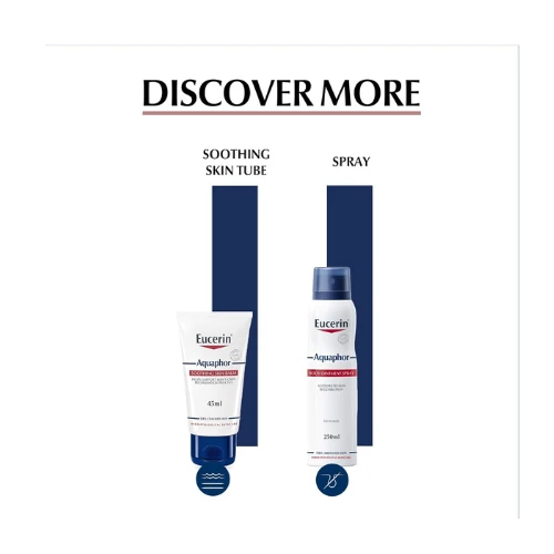 Eucerin Aquaphor SOS Lip Repair Lip Balm, Immediate 60-Seconds Lip Care and Reli