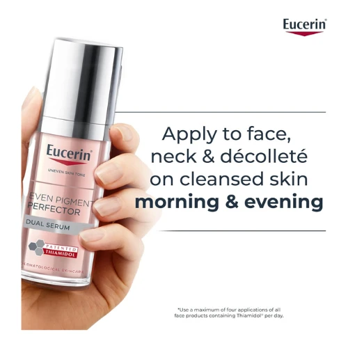 Eucerin Even Pigment Perfector Dual Face Serum Cream, Reduces Pigment Spots, Plu