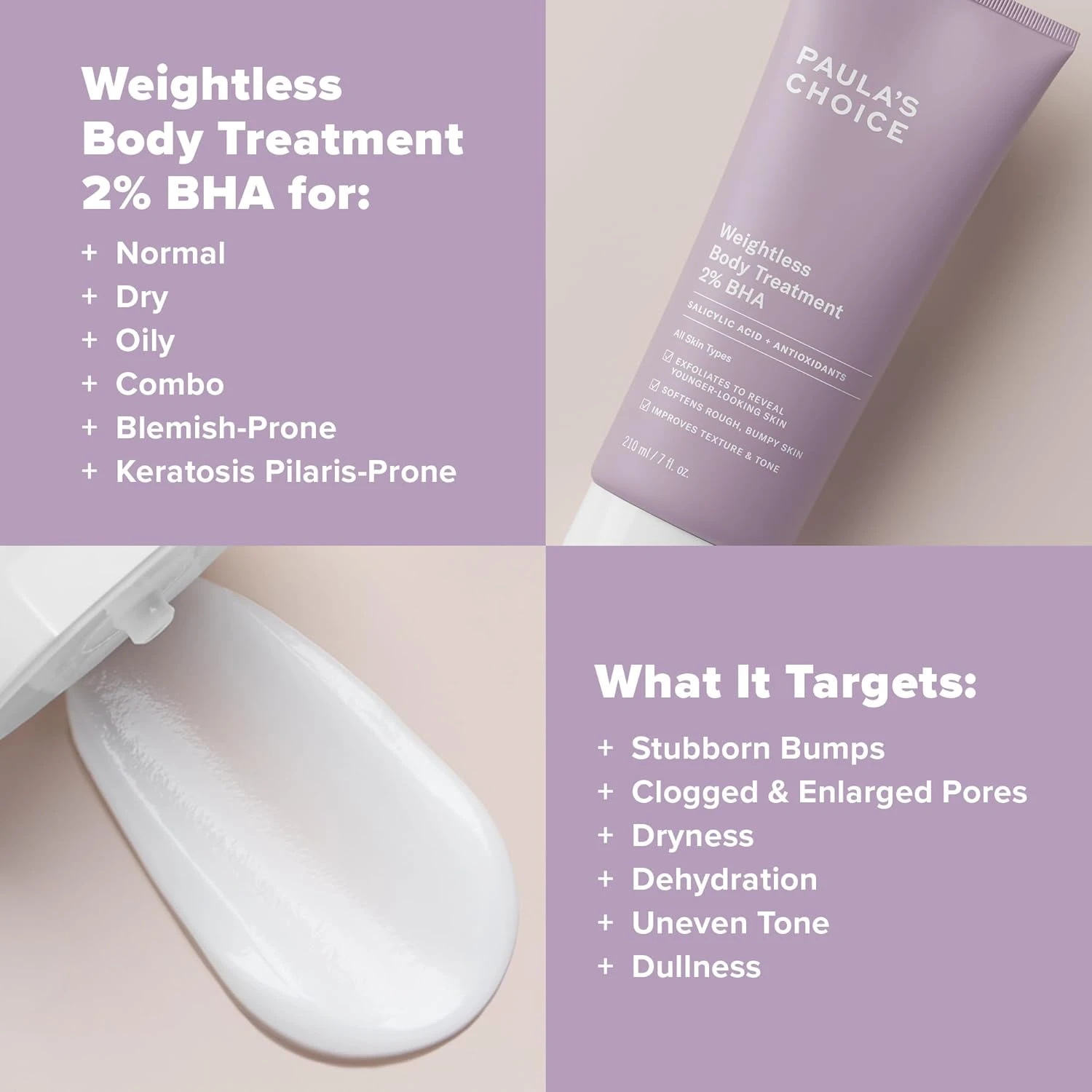 Paula's Choice 2% BHA Body Spot Exfoliant - Exfoliating & Moisturising Cream - R