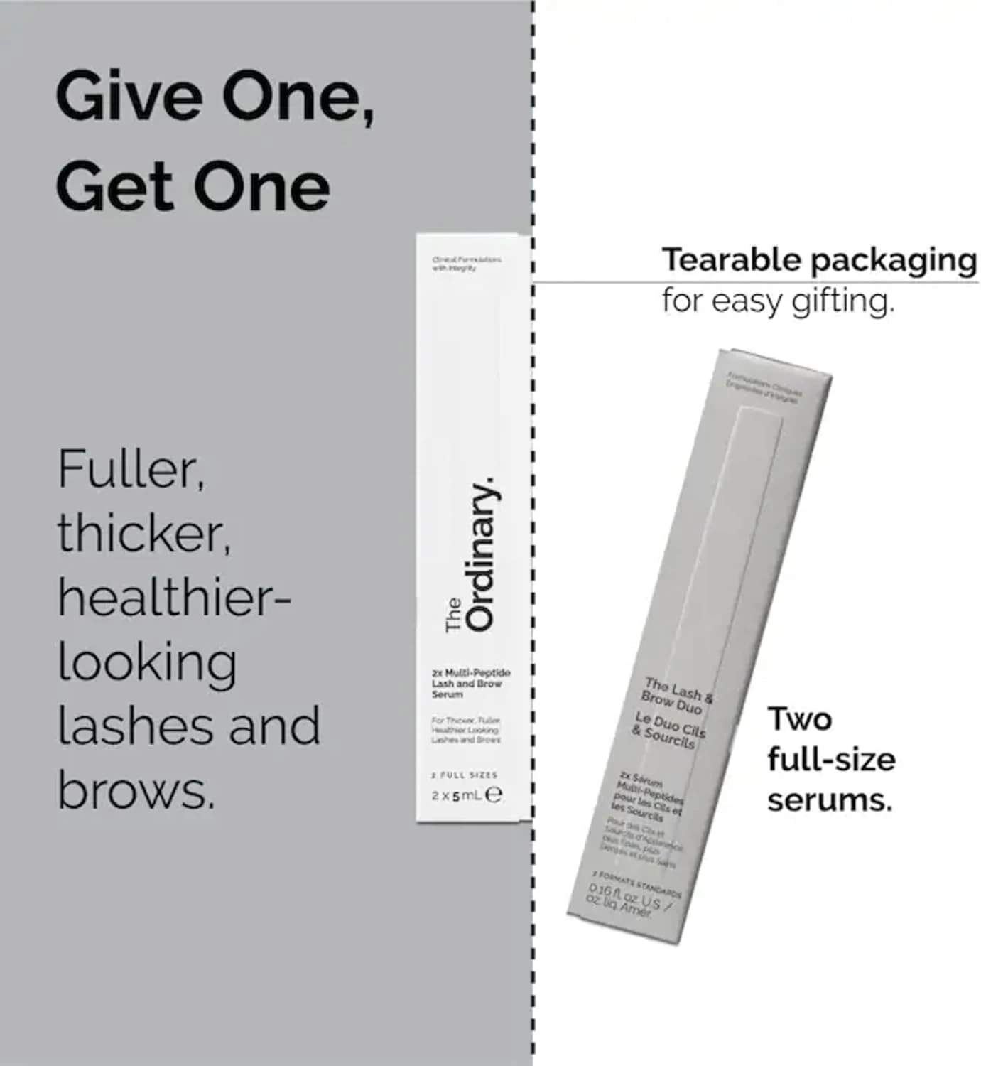 The Ordinary The Lash & Brow Duo