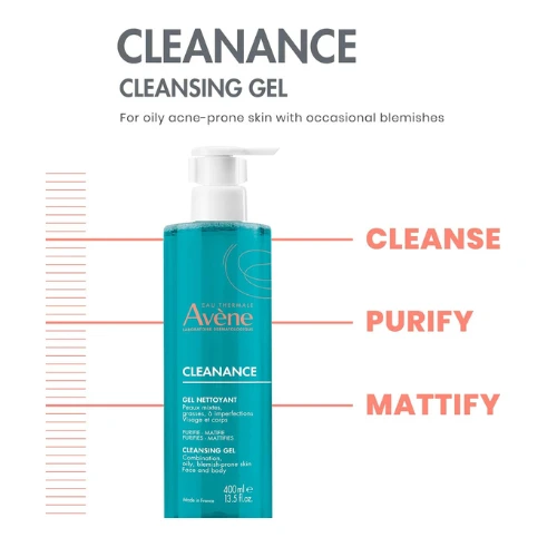 Avene Cleanance Cleansing Gel, 400 Ml (Pack Of 1)