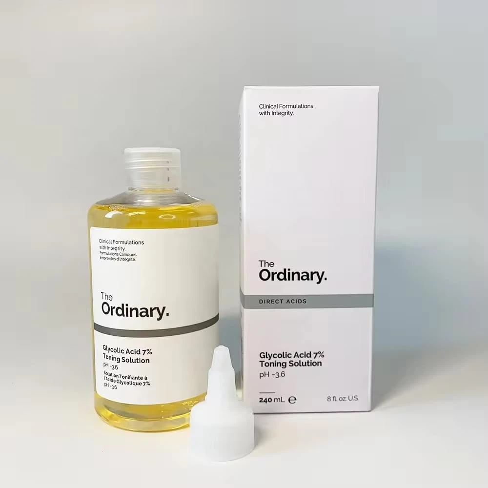 The Ordinary Glycolic Acid 7% Toning Solution, 240ml, 1 Piece, Pore Treatment, S