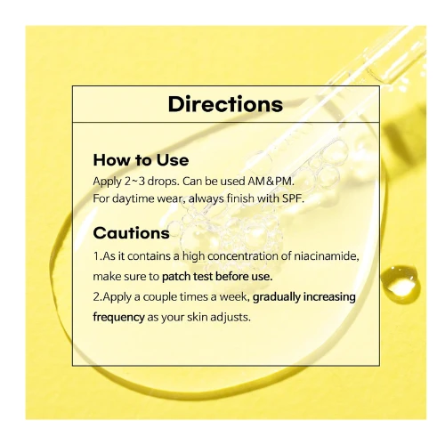 TIA'M Vita B3 Source, Niacinamide Serum, 10% Niacinamide (Vitamin B3), 2% Arbuti