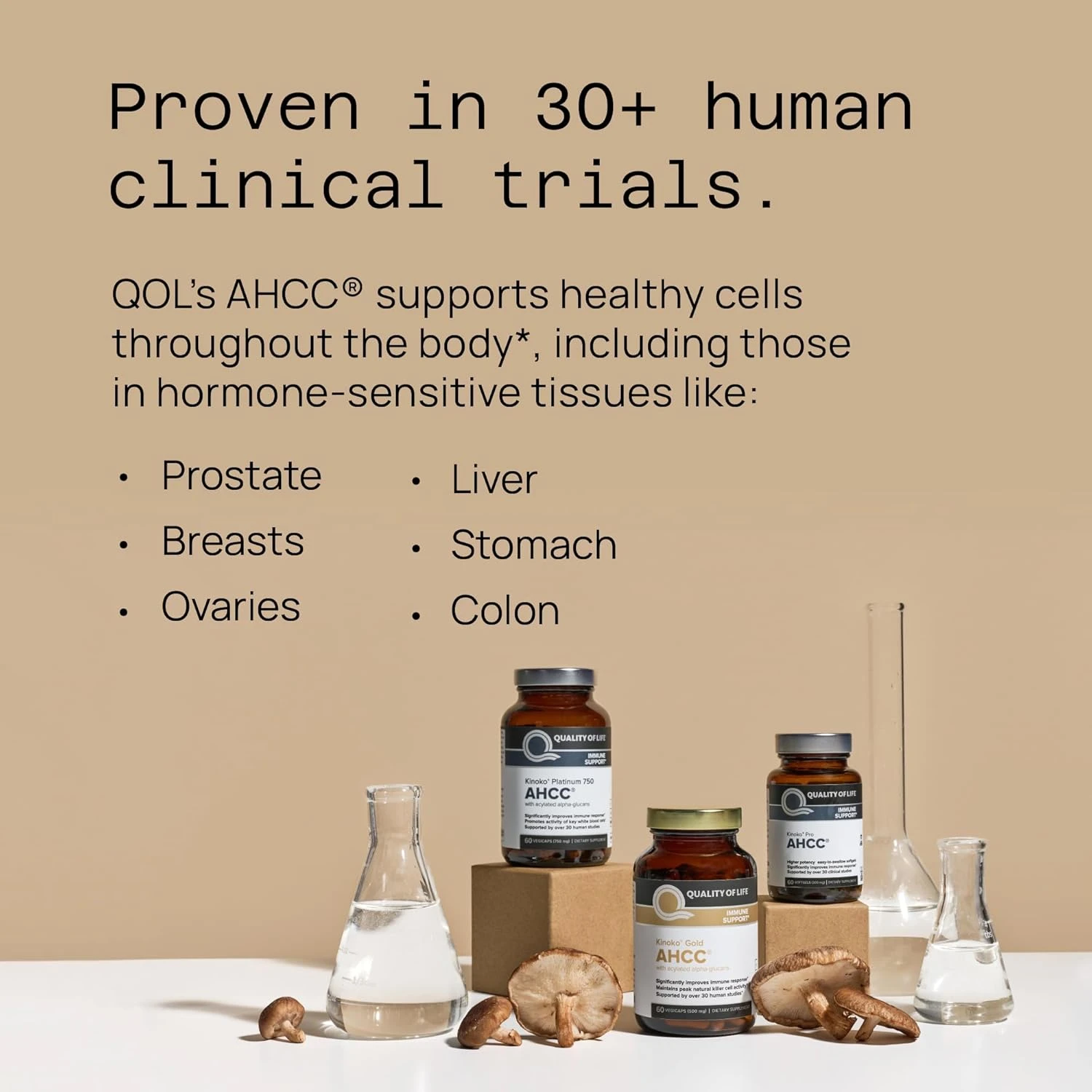 Quality of Life Labs, AHCC RX, 300 mg, 60 Softgels