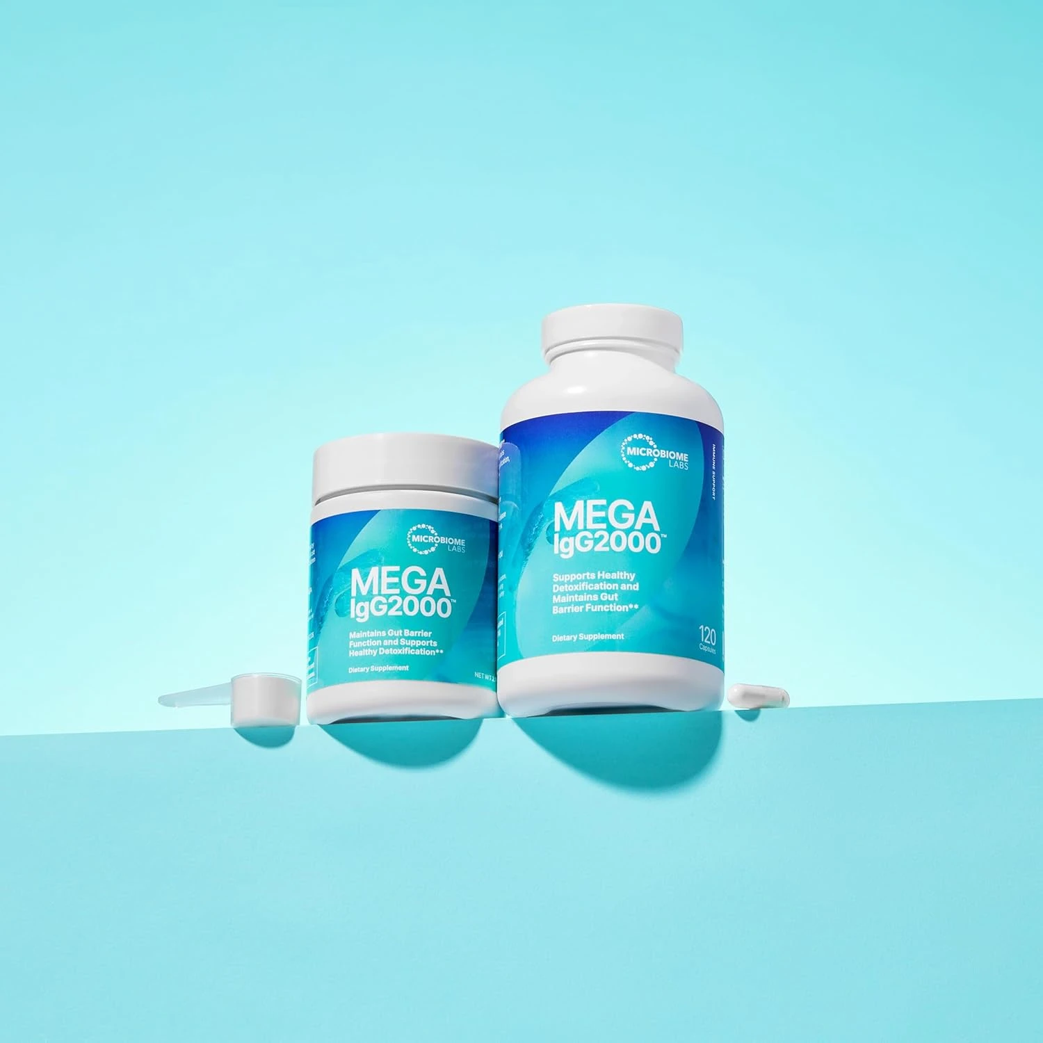 Microbiome Labs Mega IgG2000 - Dairy-Free Bovine Serum Capsules - High Concentra