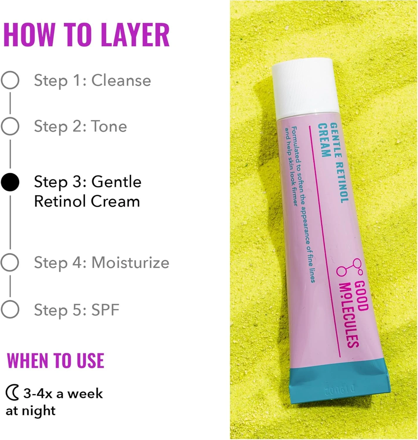 Good Molecules Gentle Retinol Cream - 1oz