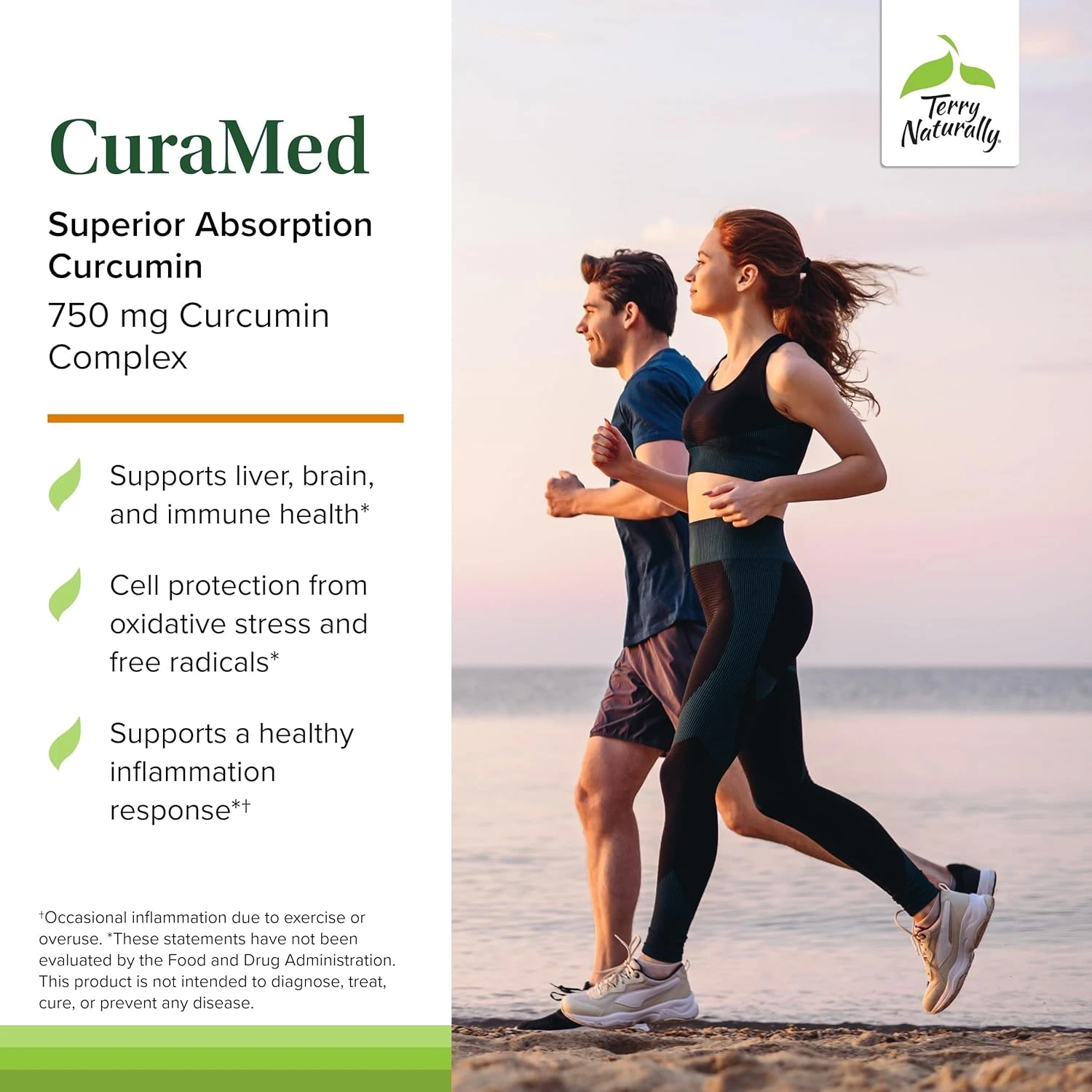 Terry Naturally CuraMed (Superior Absorption Curcumin) - 750 mg, 60 Softgels