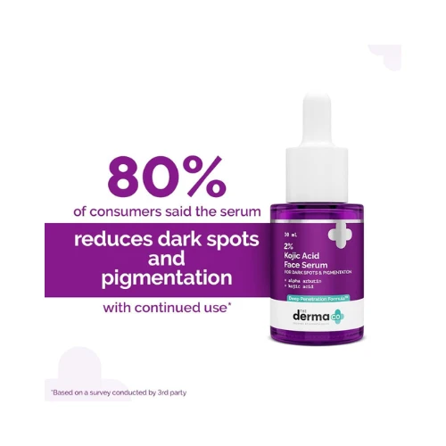 The Derma Co 2% Kojic Acid Face Serum with 1% Alpha Arbutin & Niacinamide for Pi