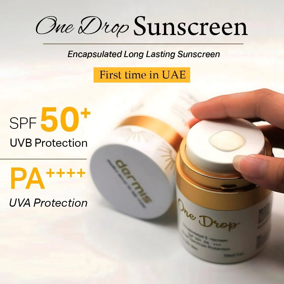 Dermis One Drop Sunscreen SPF 50+ PA++++ for Dry Skin with UVA/UVB Broad Protect