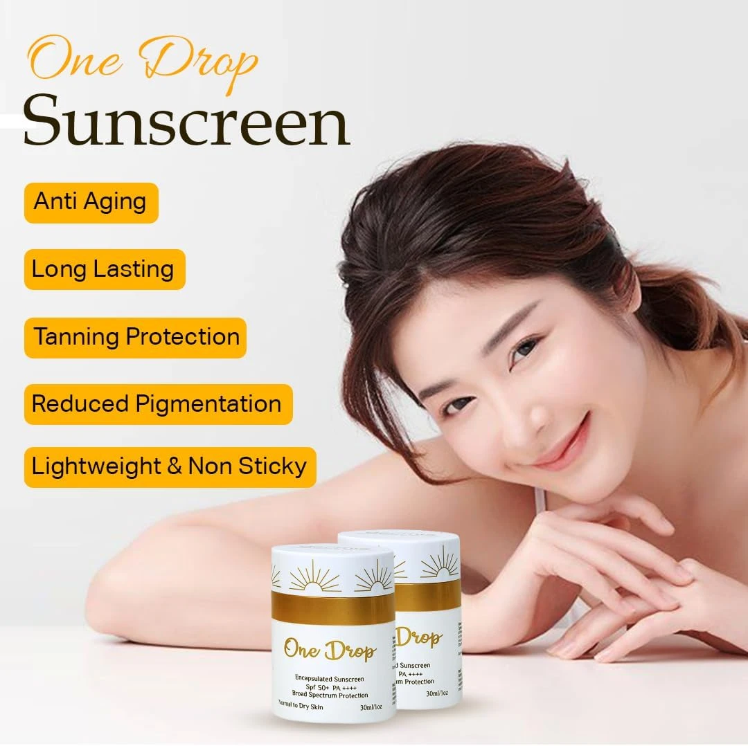 Dermis One Drop Sunscreen SPF 50+ PA++++ for Dry Skin with UVA/UVB Broad Protect
