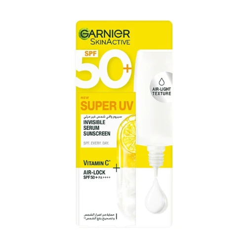 Garnier Skin Active Invisible Serum Sunscreen Vitamin C SPF50+ PA++++, for Men a