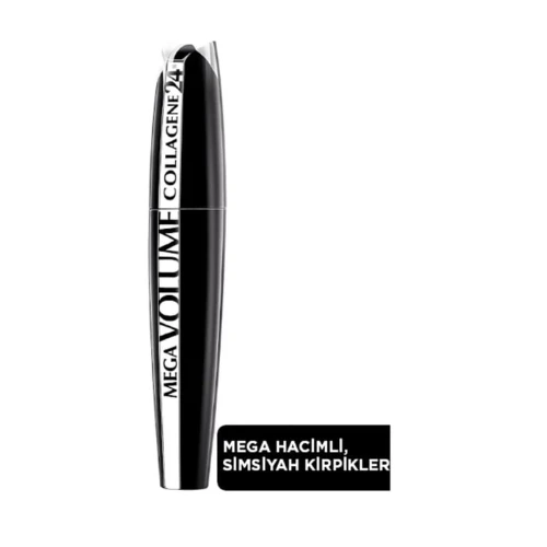 L’Oréal Paris Mega Volume Collagen Mascara 24H Extra Black, 9 Milliliters