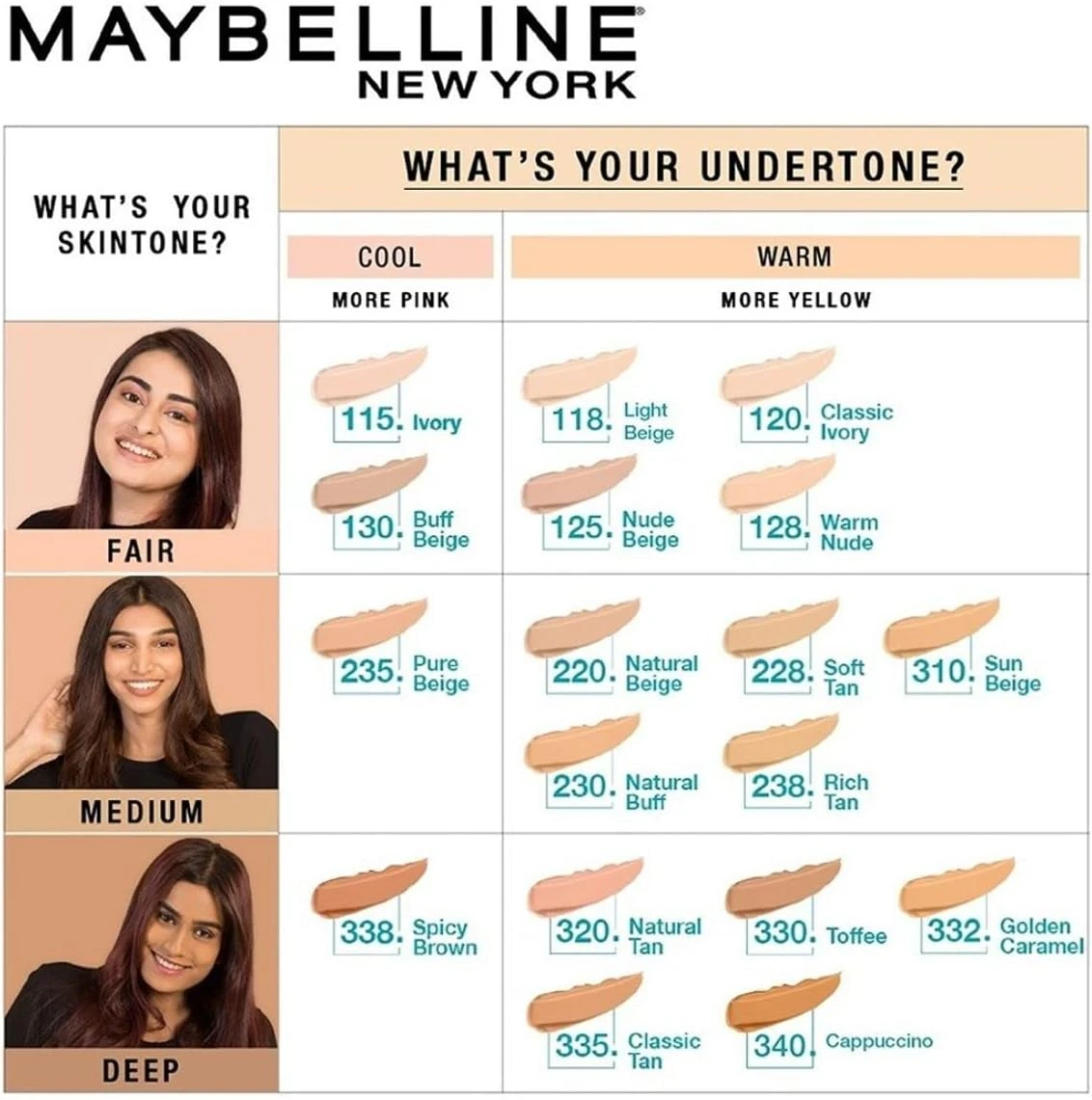 Maybelline New York Fit Me Matte & Poreless Foundation 16H Oil Control with SPF 