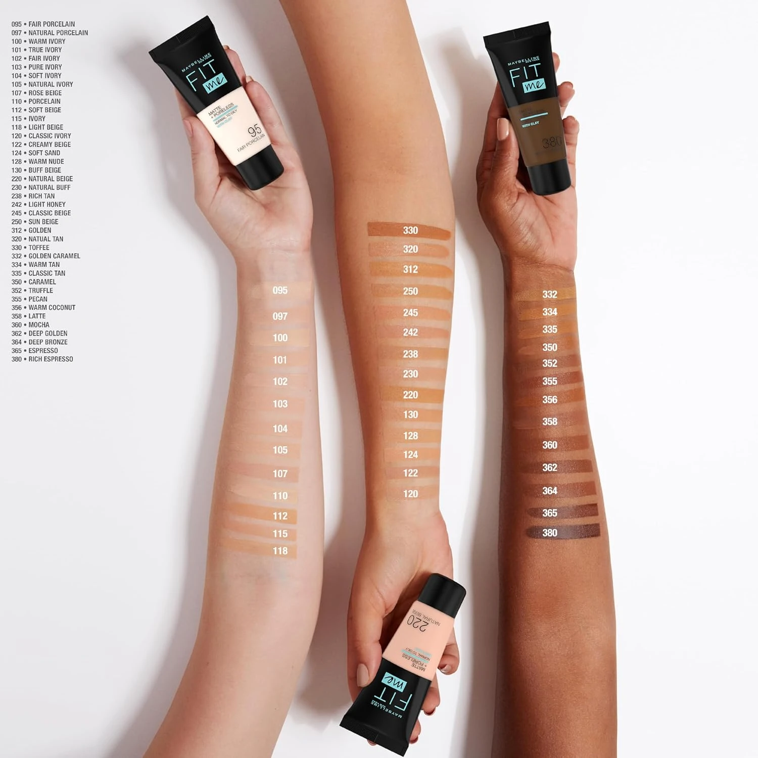 Maybelline New York Liquid Foundation, Matte & Poreless, Full Coverage and Blend