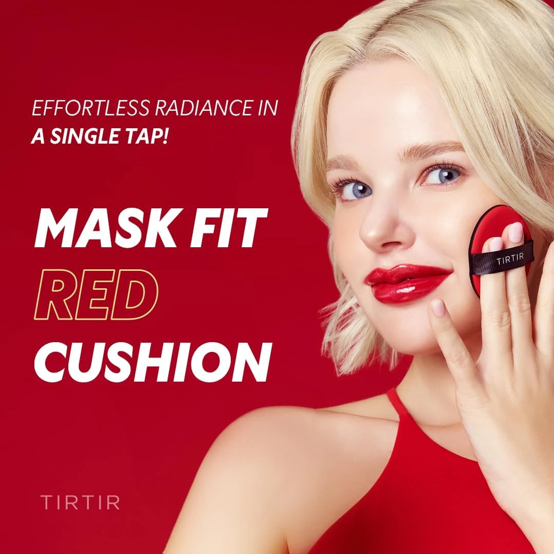 TIRTIR Mask Fit Red Cushion Foundation | Japan's No.1 Choice for Glass skin, Lon