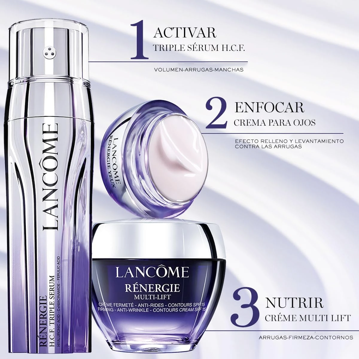 Lancome PARIS Renergie Multi Lift Redefining Lifting Cream Spf 15 All Skin Types