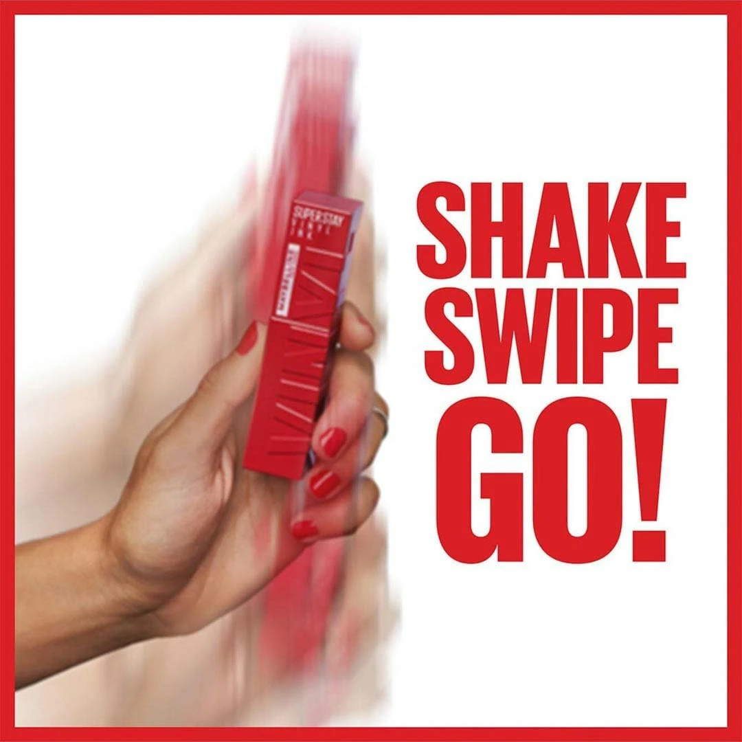 Maybelline New York Super Stay Vinyl Ink Longwear Transfer Proof Liquid Matte Li