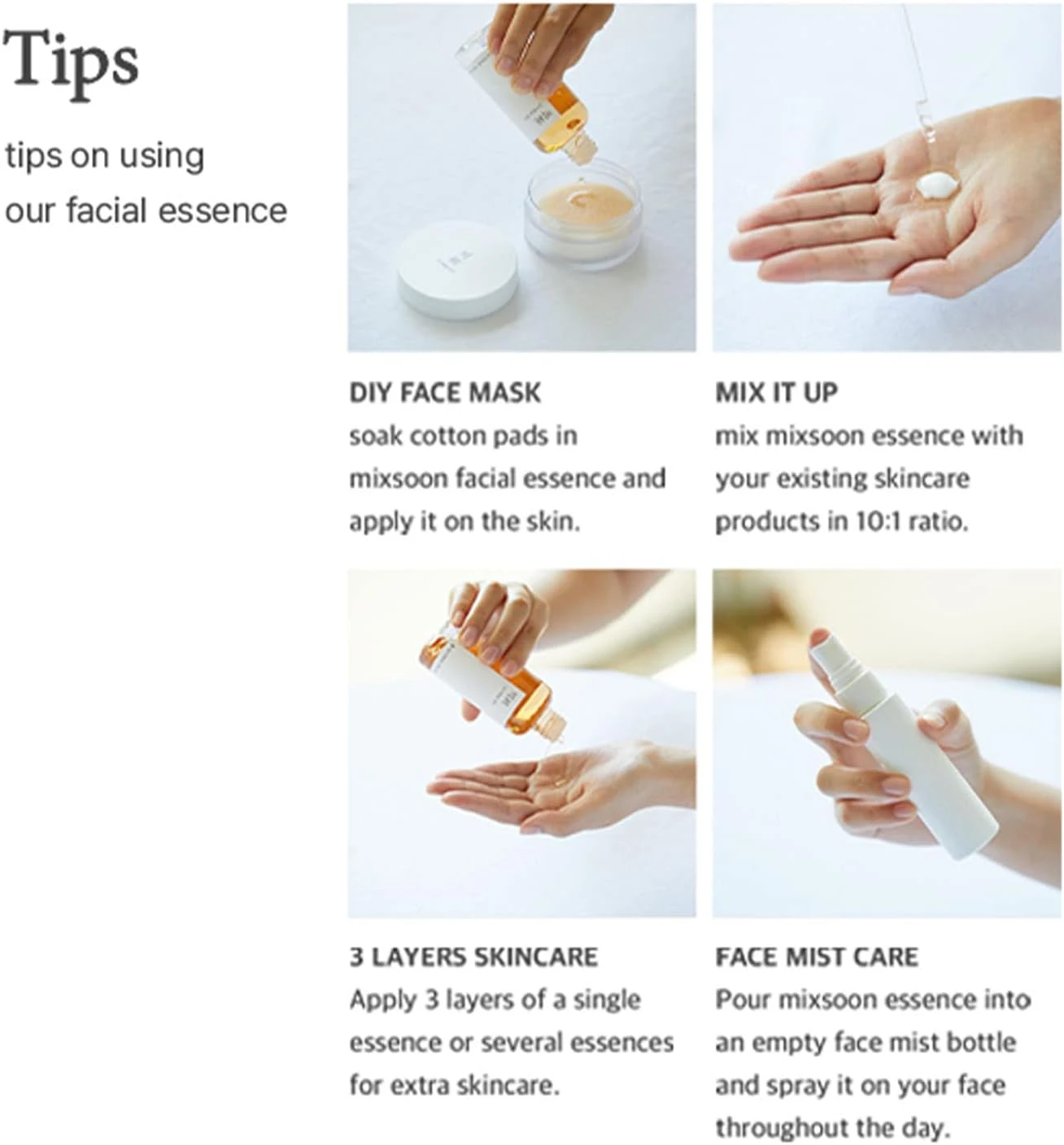 mixsoon Mung Bean Seed Essence 3.38 fl oz / 100ml