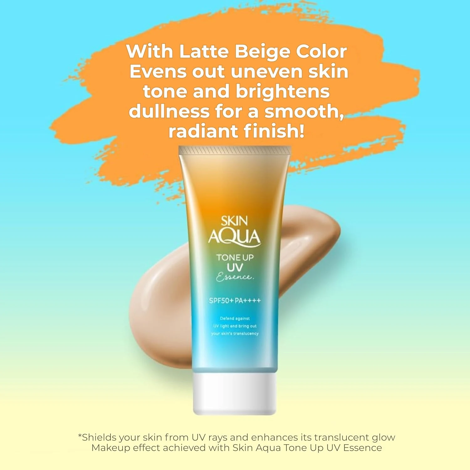 Skin Aqua Tone Up UV Essence Latte Beige 80g - SPF50+/PA++++