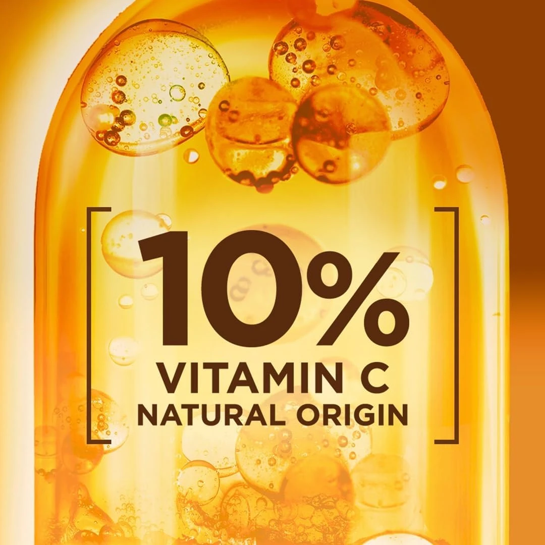 Garnier Skin Active Fast Bright Overnight Booster Face Serum with 10% Pure Vitam