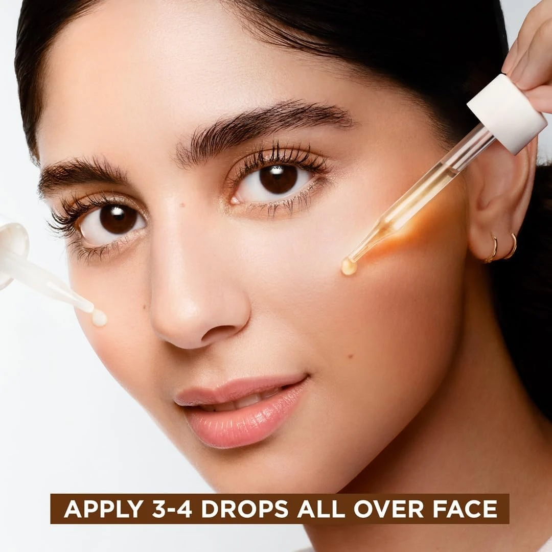 Garnier Skin Active Fast Bright Overnight Booster Face Serum with 10% Pure Vitam