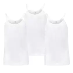 Lux Girls T-Shirt with Short Sleeve and Combed Cotton Material White Color- 9-10
