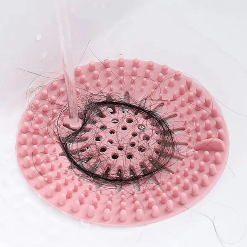 Silicone Shower Drain Cover Hair Catcher Filter Drain Stopper Kitchen Bathroom S