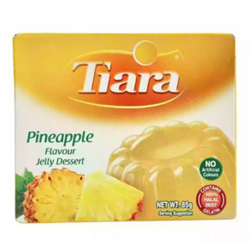 Tiara Pineapple Flavor Jelly Dessert, No Artificial Colours- 85gms