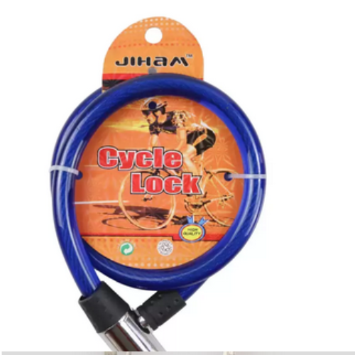 Mountain Bikes Anti-Theft Lock With Two Keys, Multi-Functional Bicycle Cable Loc