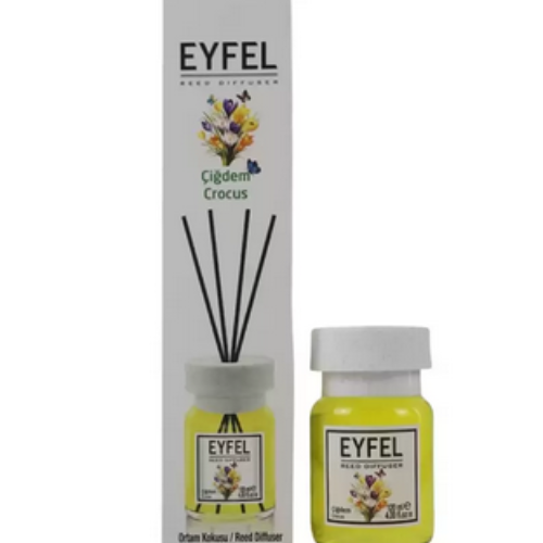 Eyfel Reed Diffuser With Sticks In Crocus Fragrance, Liquid Home Fragrances- 120