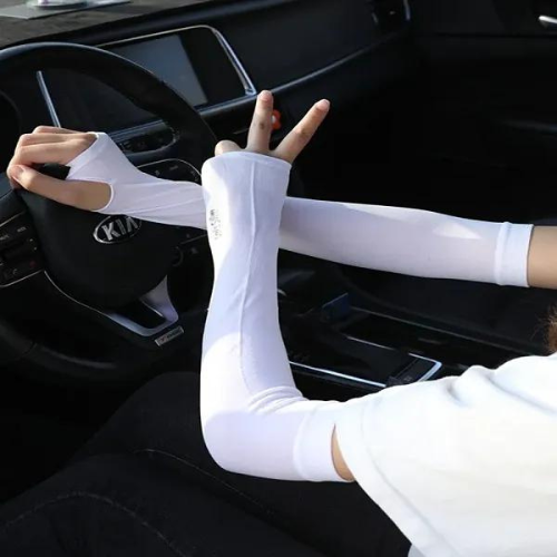 Colorful Arm Sleeves Hand Protection Waterproof Spandex All Season Fit Arm Sleev