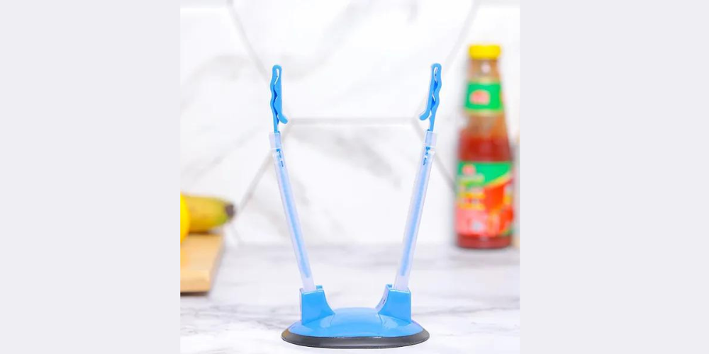 Adjustable Non-Slip Baggy Holder Hand Free Plastic Freezer Bag Kitchen Gadget Fo