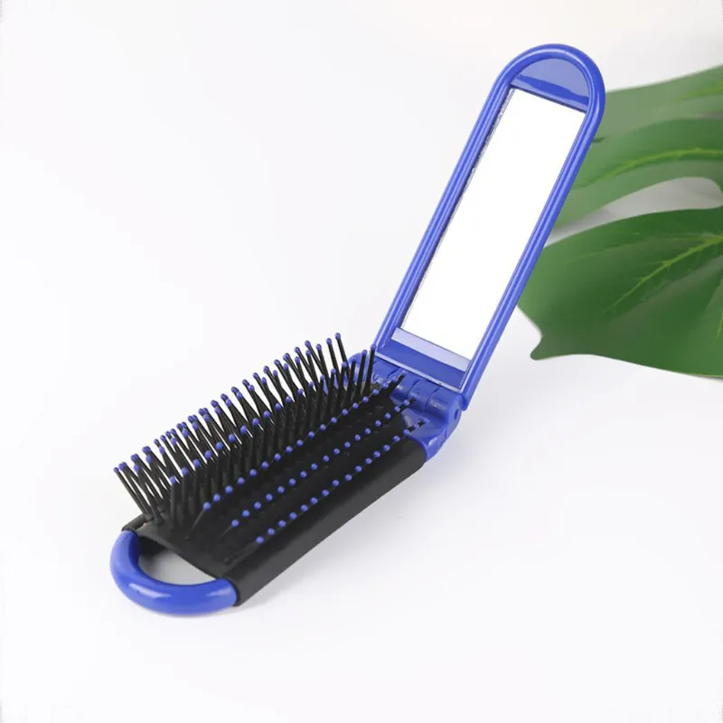 1Pc Foldable Hair Brush Portable Mini Pocket Brush Air Cushion Hair Massage Brus